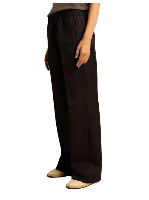 Women's sweatpants in dark blue wool gabardine Golden Goose | GWP00821.P000620.50486DARK BLUE